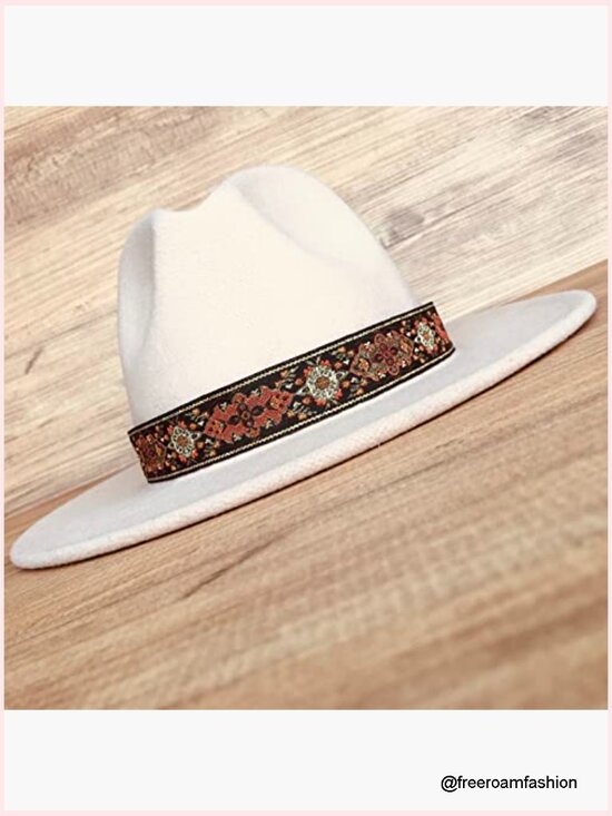Adjustable Hat Band for Cowboy and Fedora Hats, Western Unisex Hatband main image 4